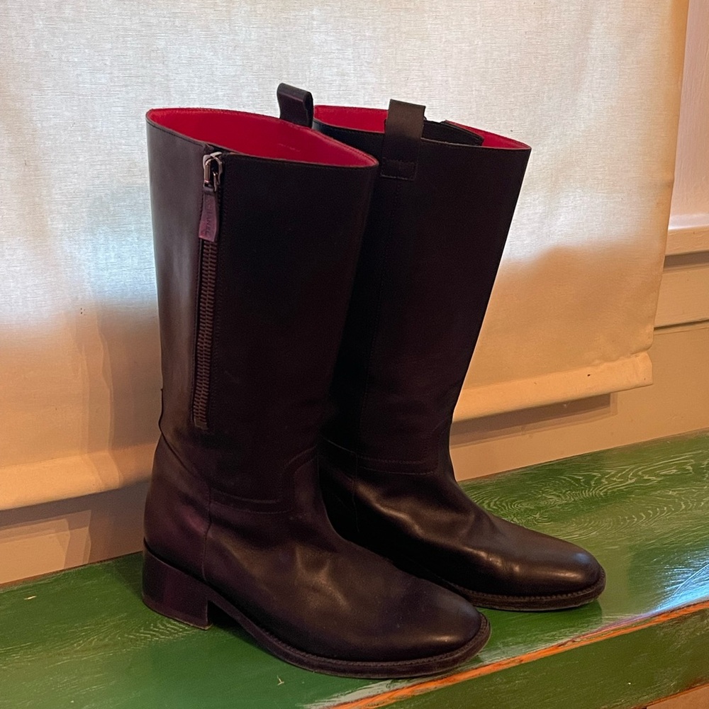Chanel black boots size 41